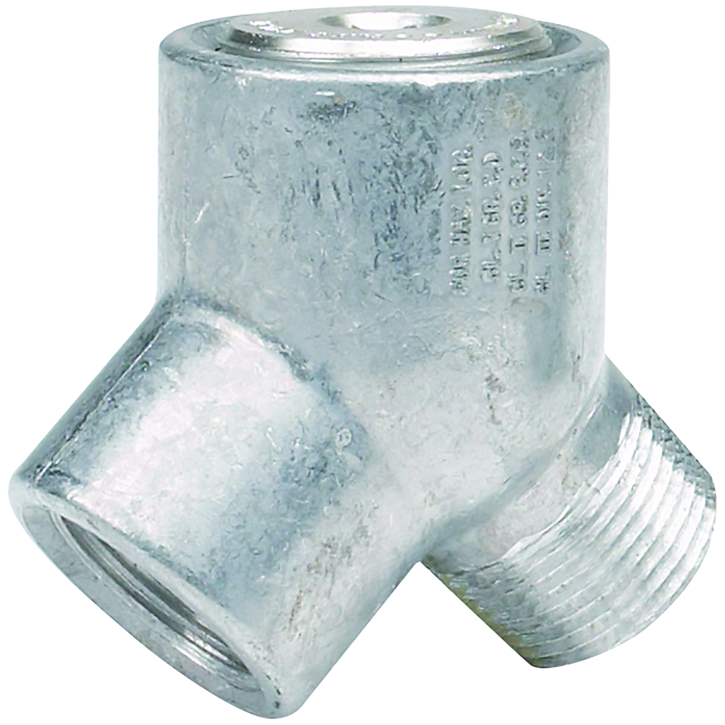 90° 3/4" Aluminum, Plugged Elbow