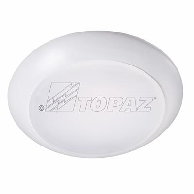 6" LED Surface Mount Disk Light, 15W, Dimmable, White, 4000K