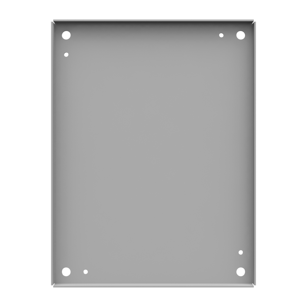 17x13 Back Panel Non UL Listed White Steel