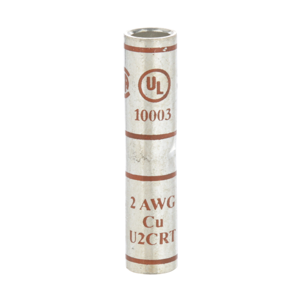 3M Scotchlok Copper Standard Barrel Connector 10003, up to 35 kV, 2AWG, 25 EA/Case