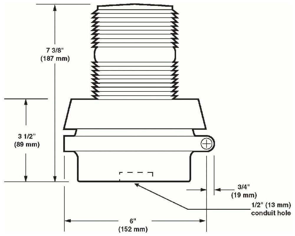 51G-N5-40W, Incandescent Flashing Beacon