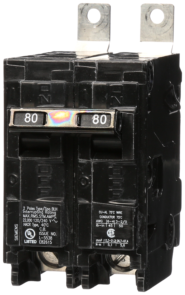 BREAKER 80A 2P 120/240V 22K BLH