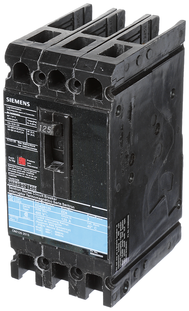 BRKR ED4 3P 480V 125A