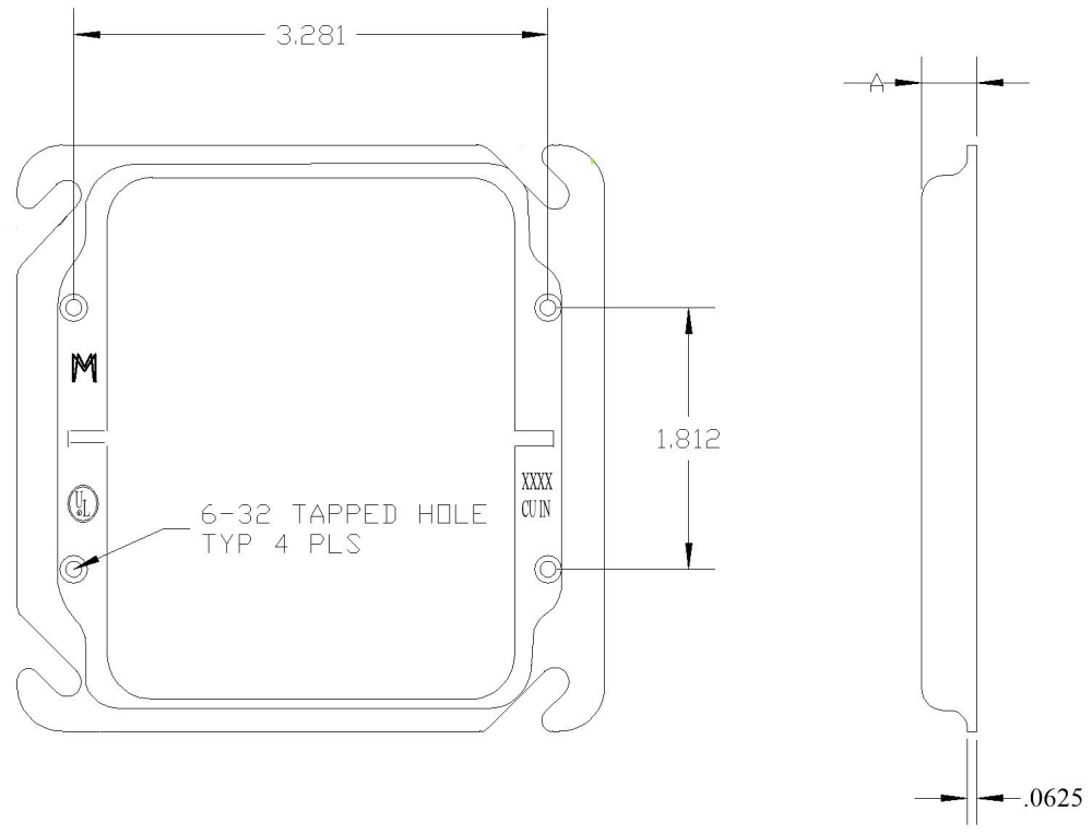 11240, Square Box Cover