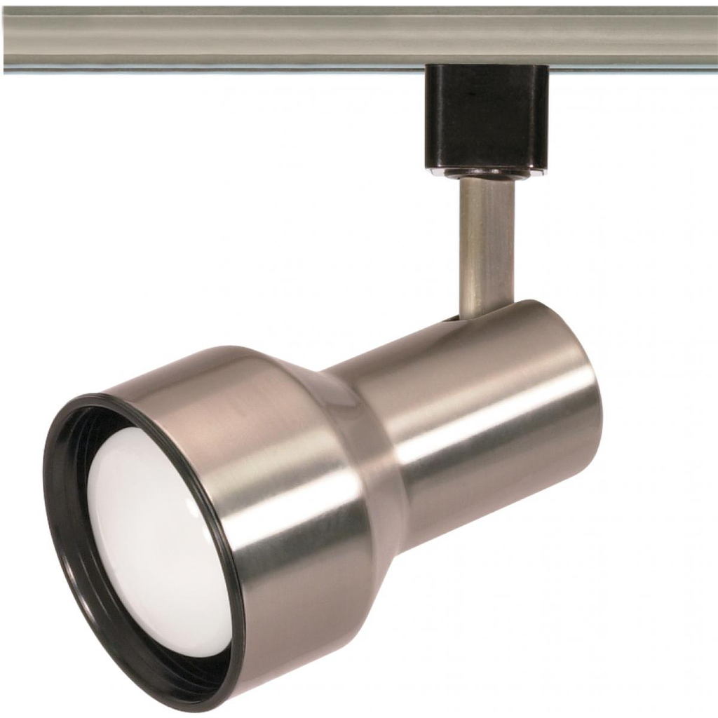1 Light - R20 - Track Head - Step Cylinder - Brushed Nickel Finish