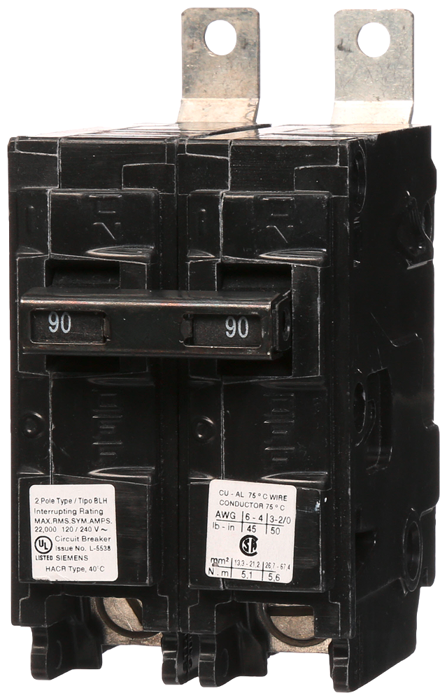 BREAKER 90A 2P 120/240V 22K BLH