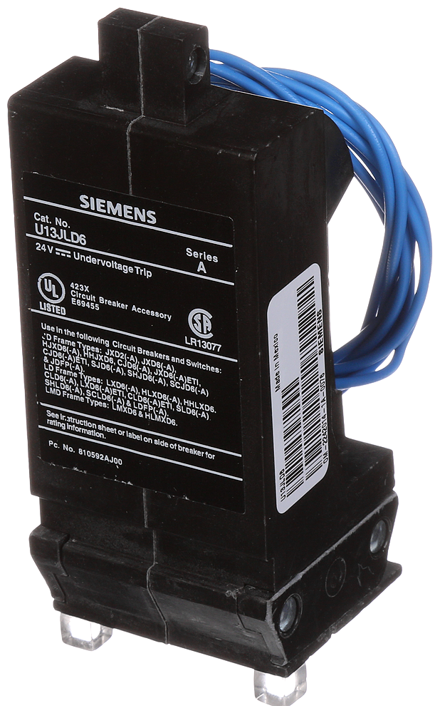 BREAKER JD/LD/LMD 24VDC UV TRP