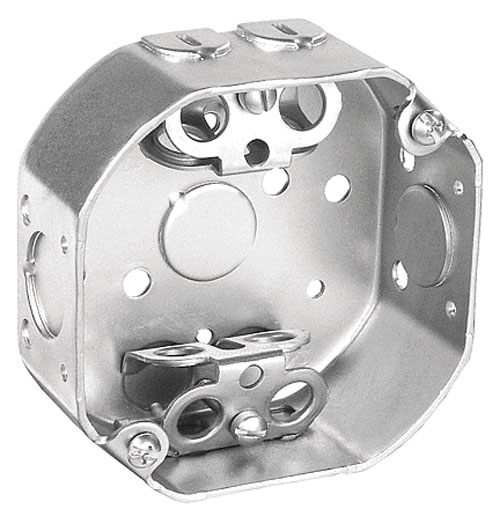 54171-BX - Octagon Box 2-1/8" Deep BX Clamps, 4", 25 Pak