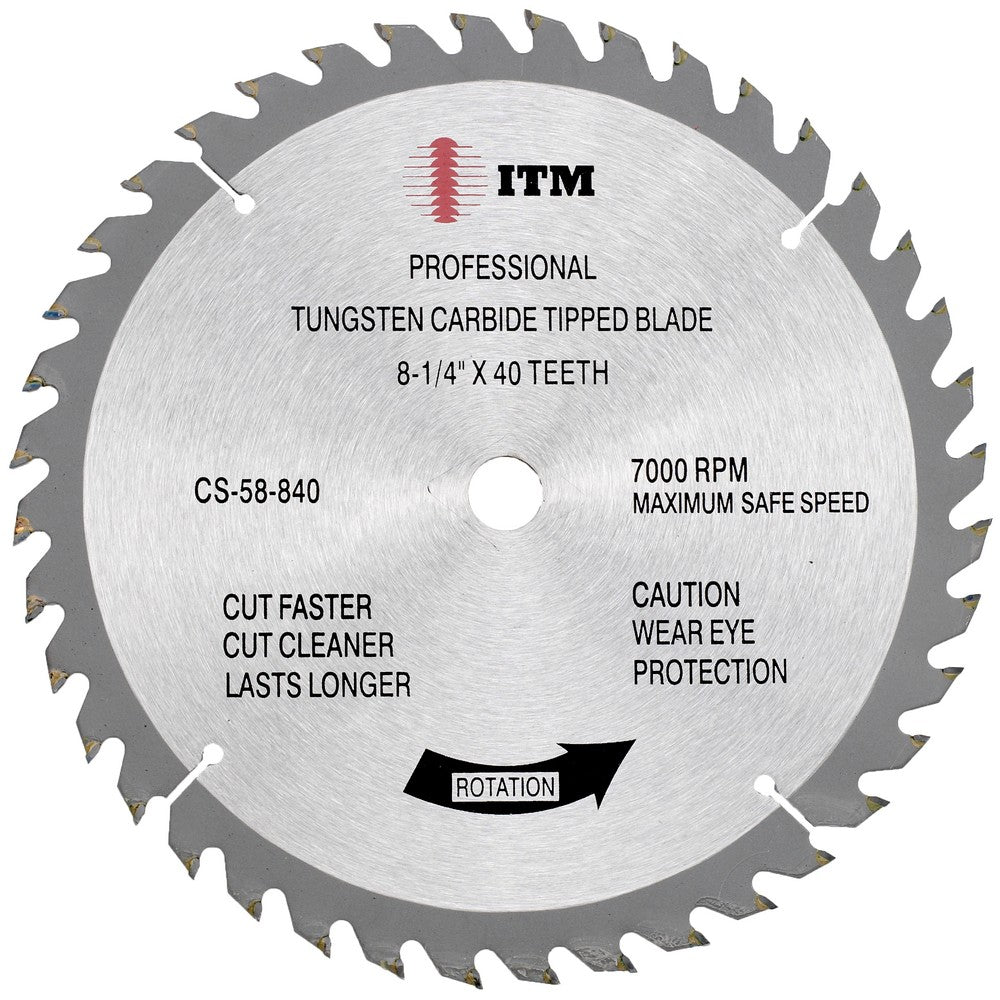 8-1/4" X 40T Finish & Trim