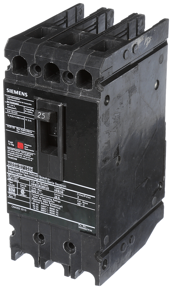 BREAKER ED 3P 3A 600V LUGS-ETI