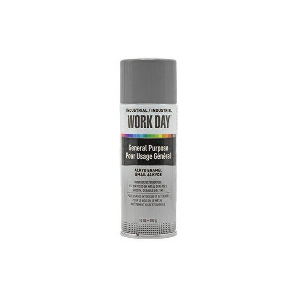 12A04405 A04405 Work Day Spray Paint Gray 10Oz Can - 12/Case
