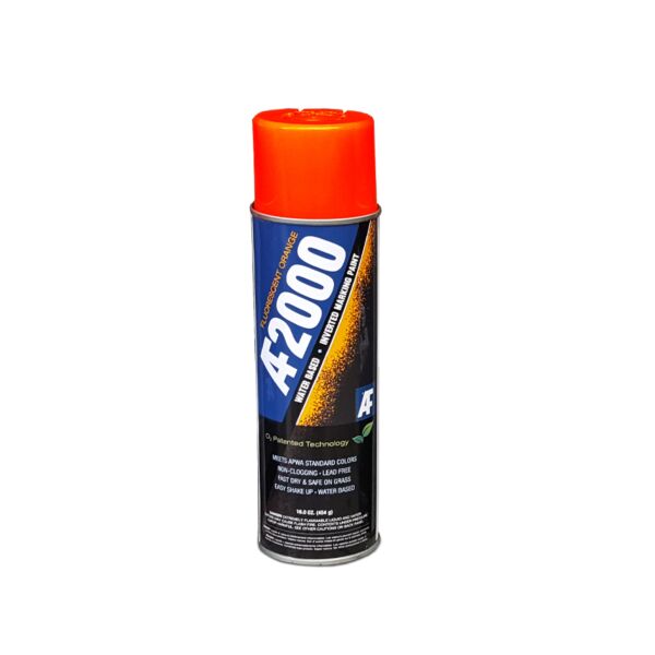 12Afor17 Af2000 Fluorescent Orange (Water-Based) Inverted Marking Paint 15Oz Can - 12/Case