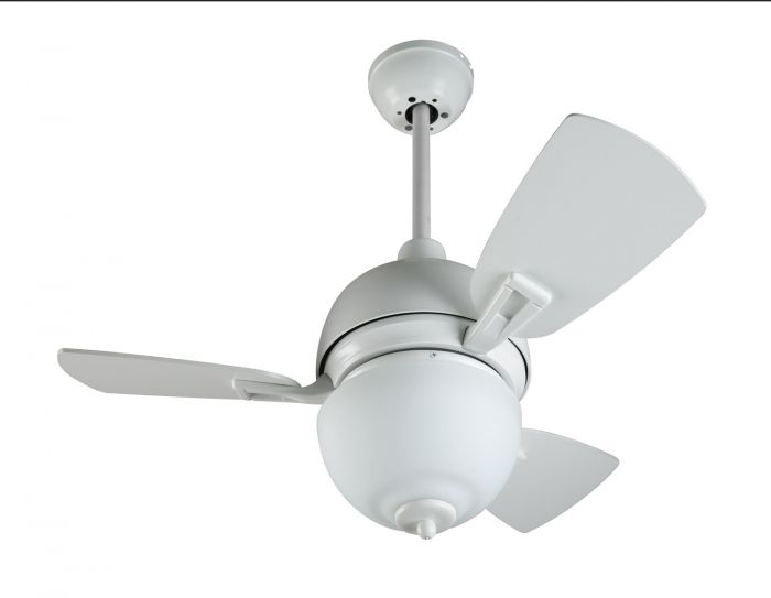 30" Ceiling Fan with Blades and Light Kit - DA30W3