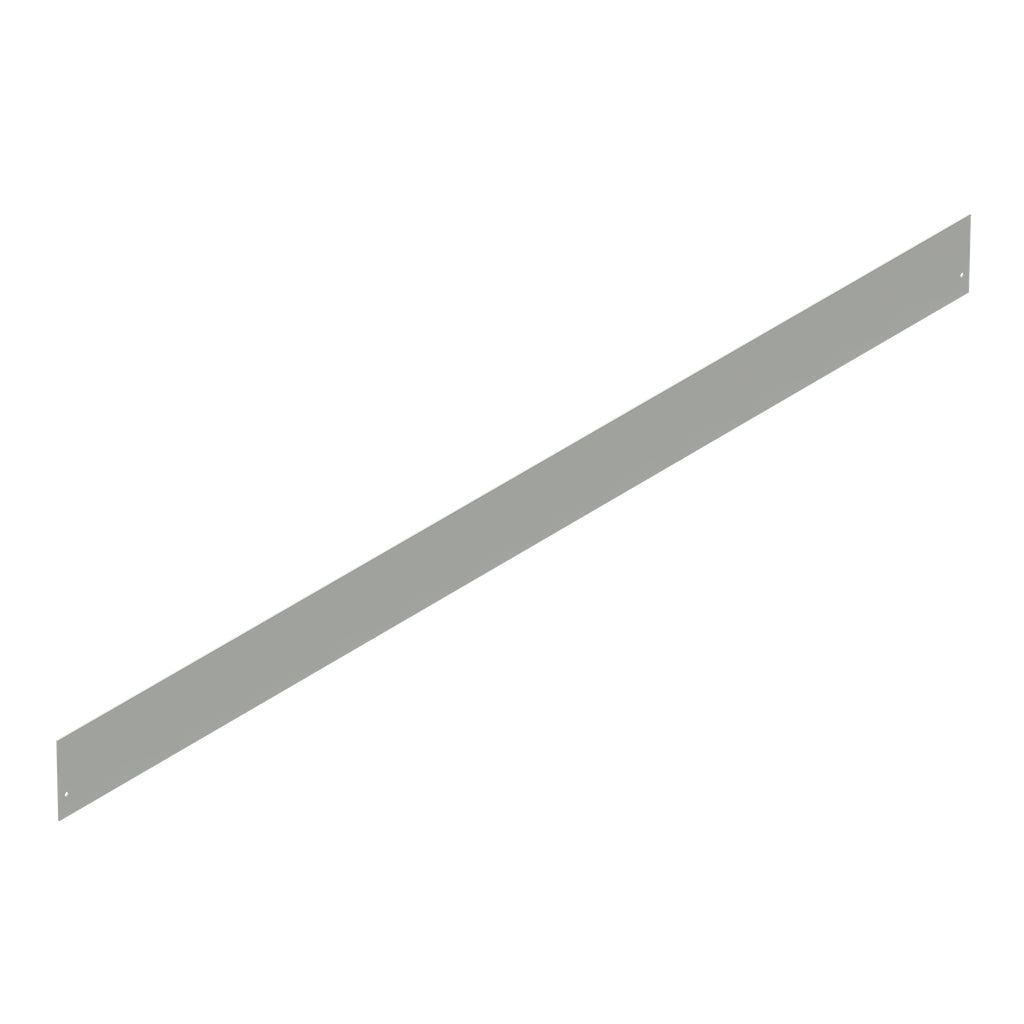 Barrier Divider Wireway Kit Bolt-On, fits 6.00x6.00, Gray, Mild Steel