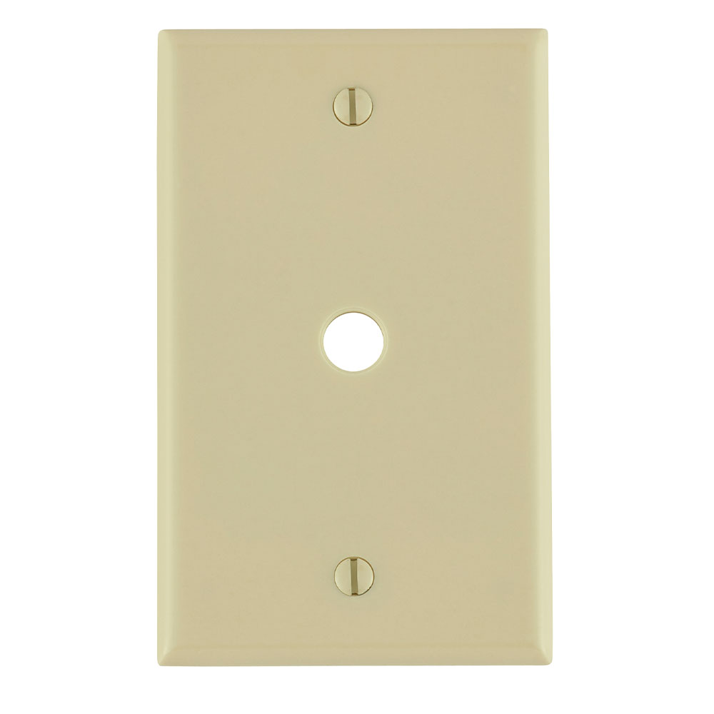 1-Gang .406 Inch Cable Standard Size, Ivory