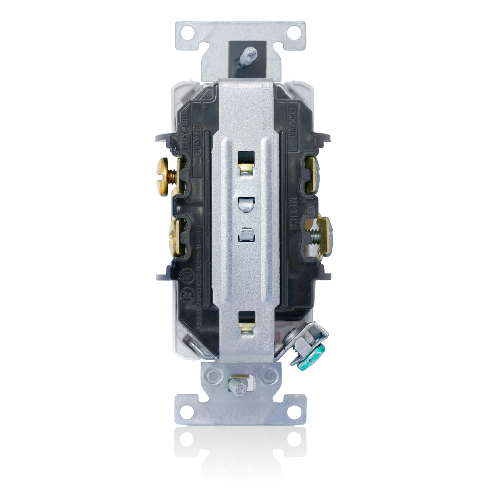 20 Amp Duplex Receptacle/Outlet, Industrial Grade, Self-Grounding