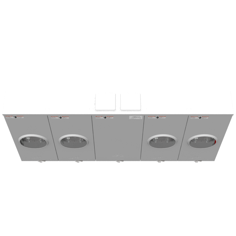 5 Terminal Ringless 2 Large Closing Plates Lever Bypass 4 Position Long Island Lighting Company