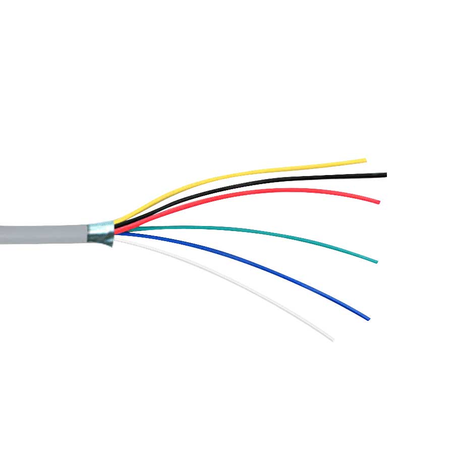 18/6SHP 6 Cond/7 Str BC, LS-PVC, AL Mylar, Drain