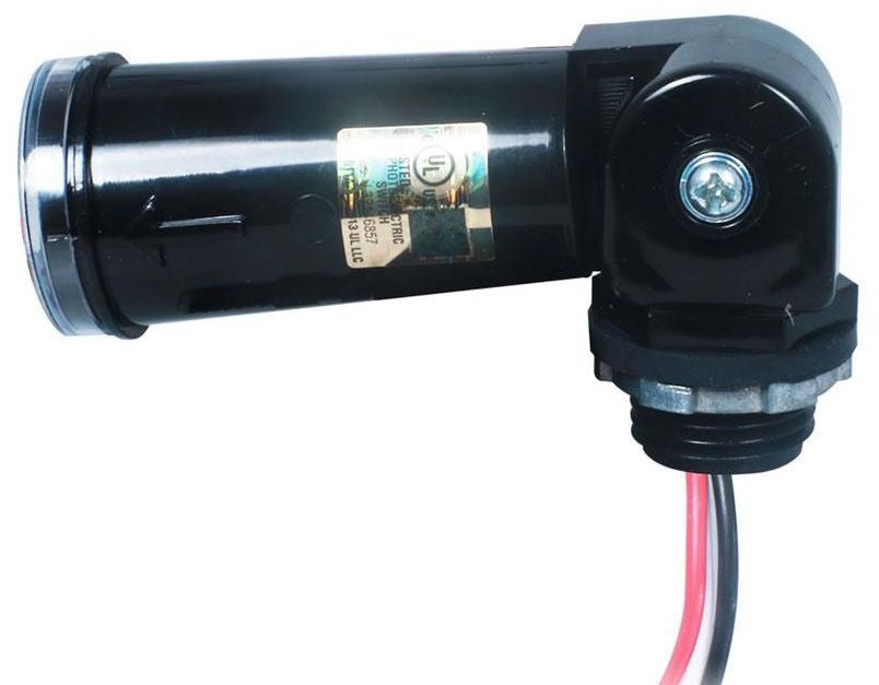 72749, LED Outdoor Light Fixture Stem and Swivel Photocell