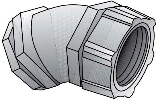 4Q-4250T, Liquidtight Flexible Conduit Connector