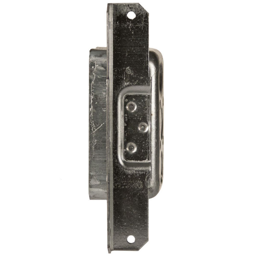 4 in. x 2 in. Handy Box, Drawn, 1-7/8 in. Deep, Seven 1/2 in. KO's, Raised Ground, A Bracket