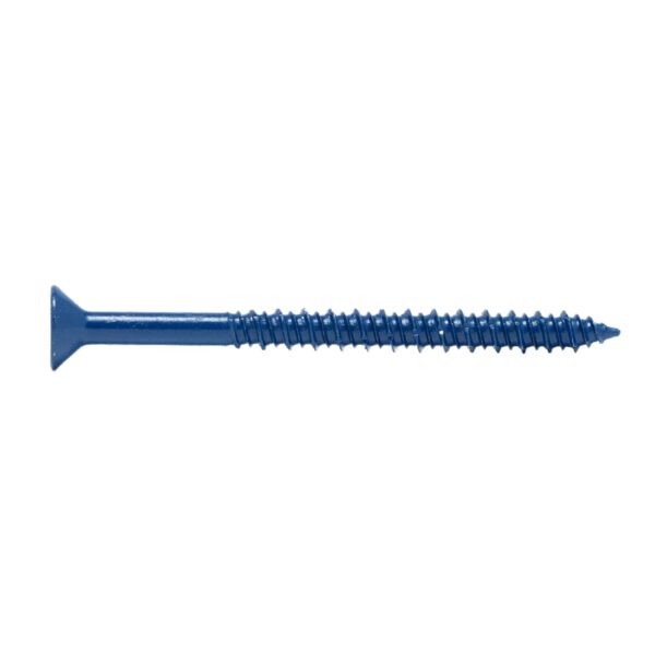 1Csf14234 Af 1/4 X 2-3/4 Flat Phillips Head Concrete Screw Blue 100/Box - 1000/Ctn