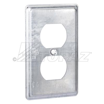 4"X2" Duplex Receptacle Handy Box Covers