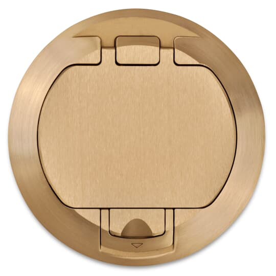68-HP FLUSH COVER - BRASS