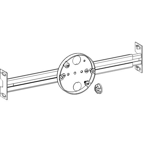 1/2" DEEP, 4" FAN SUPPORT PANCAKE BOX AND NEW CONSTRUCTION BAR HANGER ASSEMBLY