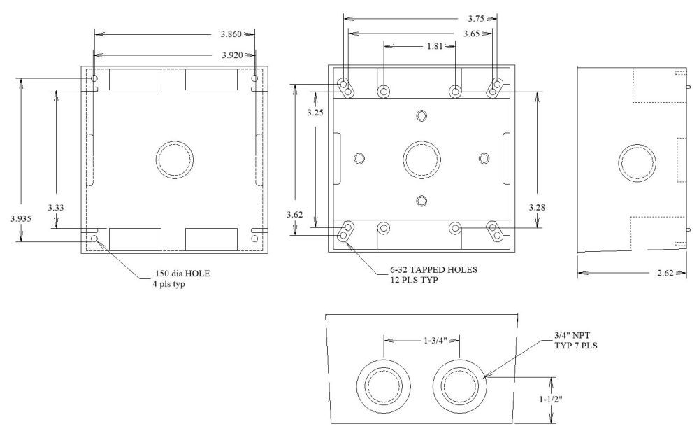 30598, Weatherproof Outlet Box