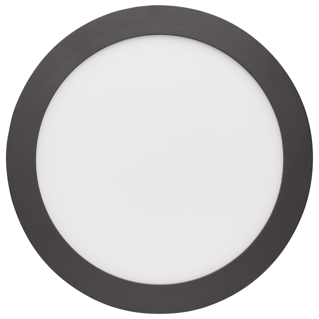 16 watt; 9" Flush Mount LED Fixture; 3000K; Bronze finish; 120/277 volts