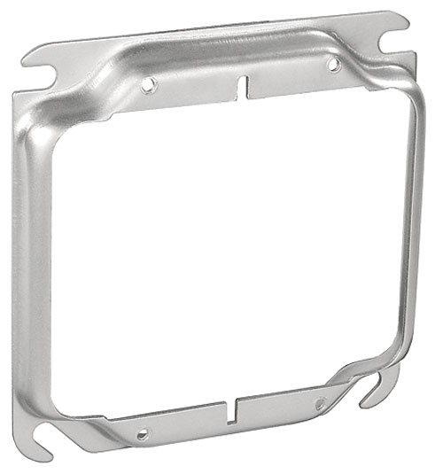 52C17 - Four Square Two Gang Device Ring 1/2" Raised, 50 Pak