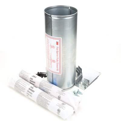 3M Fire Barrier Putty Sleeve Kit DT 400, 4 in, Round, 1/case