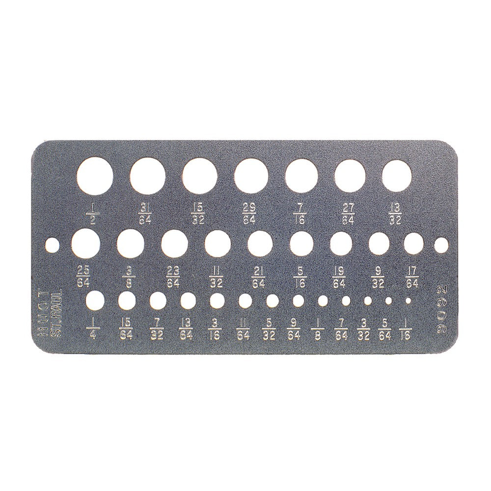 29 HOLE METAL DRILL GAUGE
