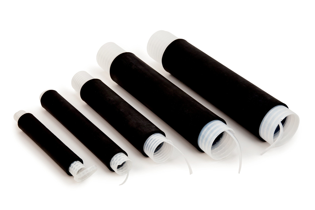 3M™ Cold Shrink QS-III Splice Kit 5514A, Longitudinally CorrugatedShield, 15 kV, Standard, 1/case