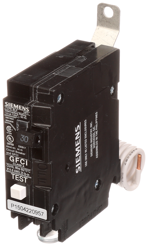 BRKR BLHF2 GFCI 5mA 1P 120V 25A 22KA
