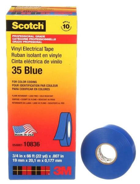35-3/4X66FT-BL, Electrical Tape