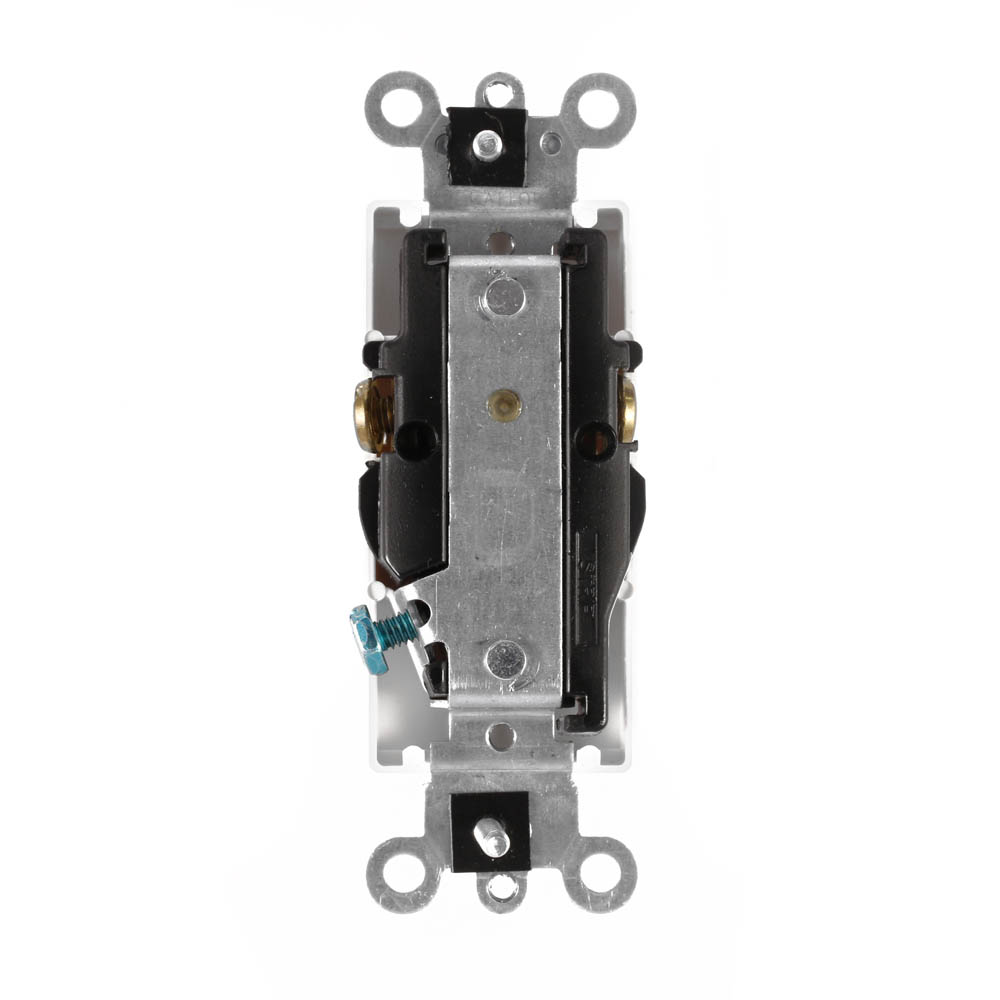 20 Amp Decora Plus Single Receptacle/Outlet, Commercial Grade, Self-Grounding