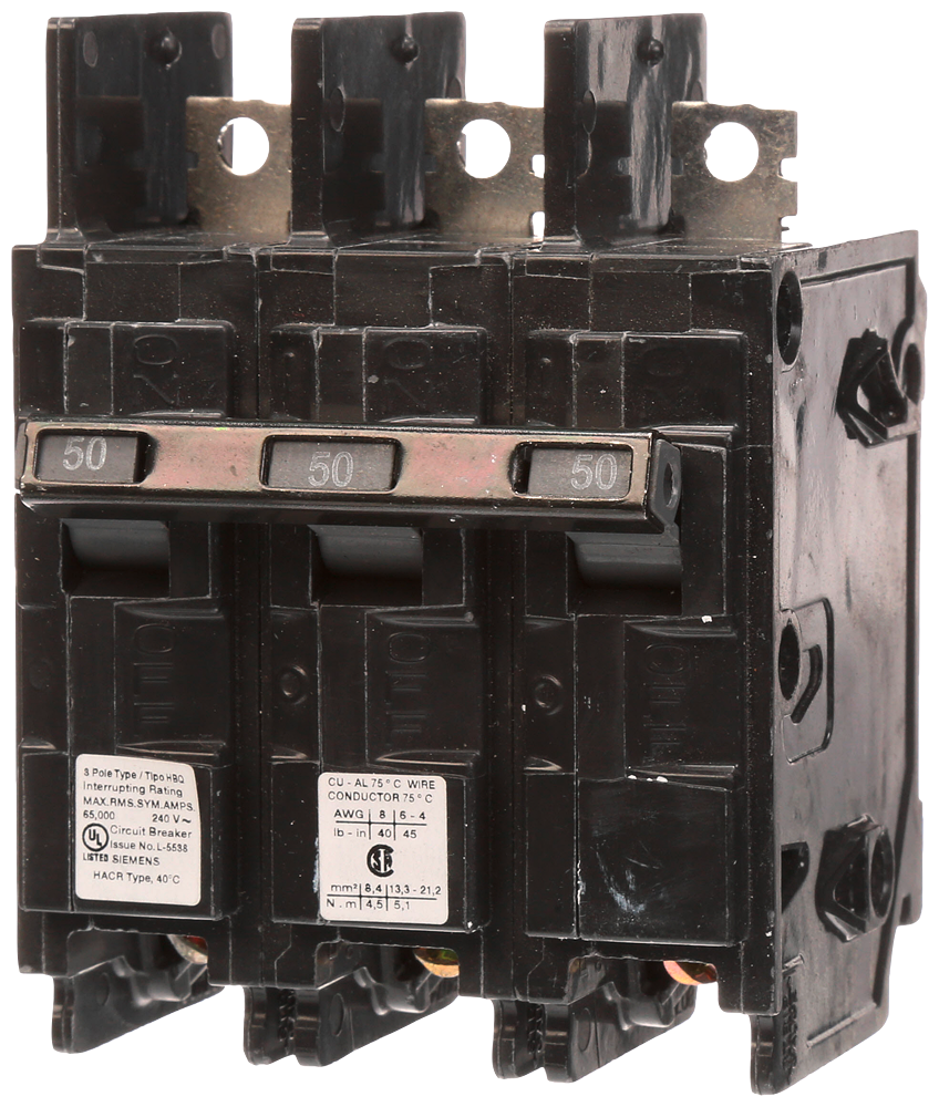 BRKR HBQ 3P 240V 50A 65K