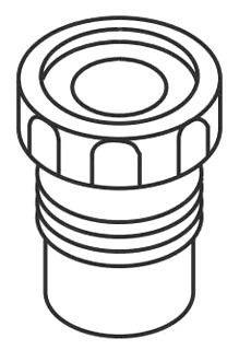 31343, Hydraulic Foot Pump Injector Nut
