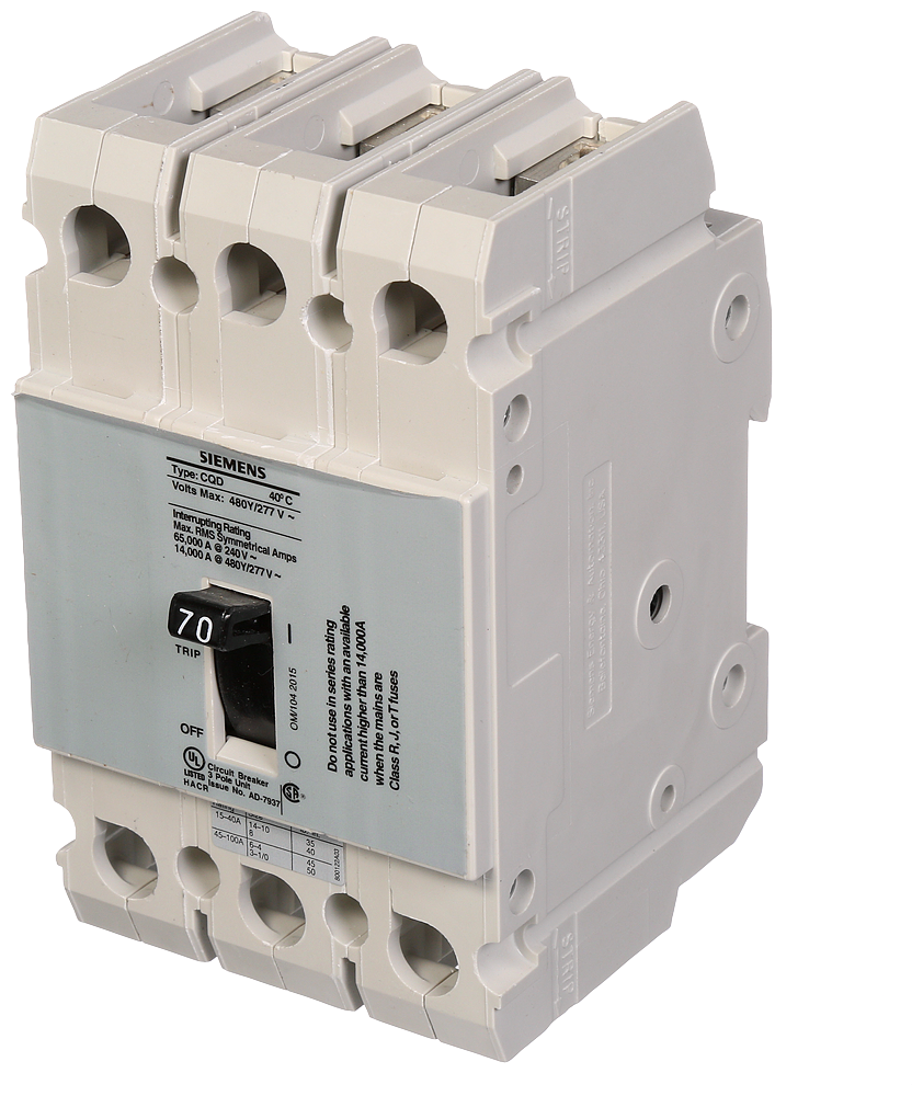 BREAKER CQD 3P 70A 480/277V 14KA DIN