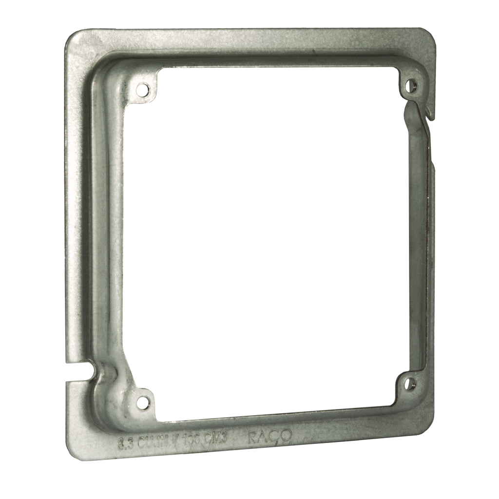 4-11/16 in. Square Cover, 5/8 in. Raised, for Life Safety Appliances and Emergency Signs