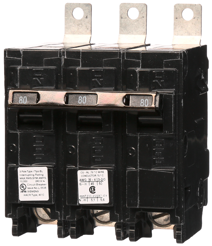 BREAKER 80A 3P 240V 10K BL
