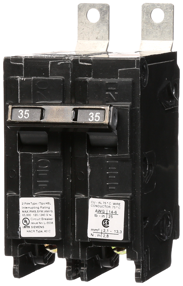 BREAKER 35A 2P 120/240V 65K HBL