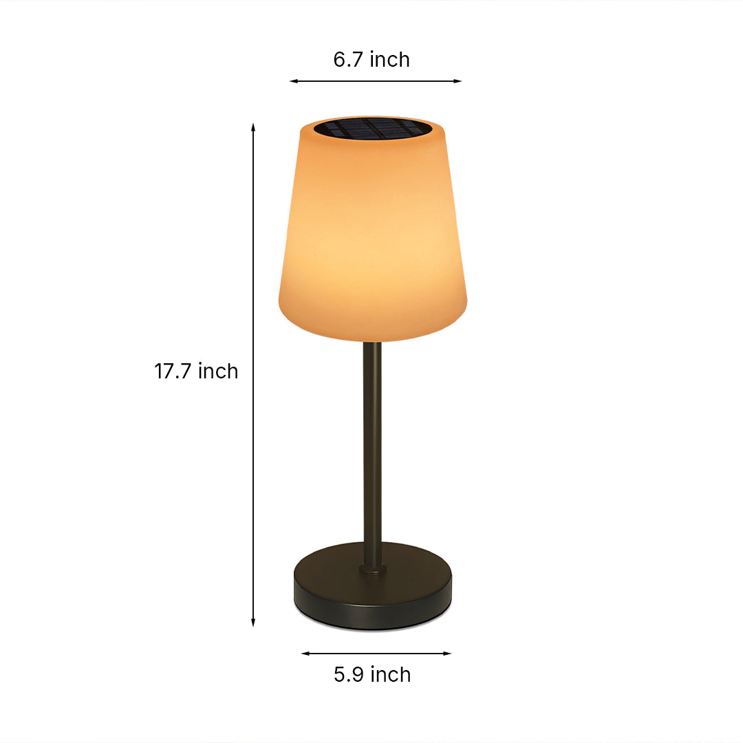 Waterproof Smart Solar Table Lamps Remote Control Desk Lamp