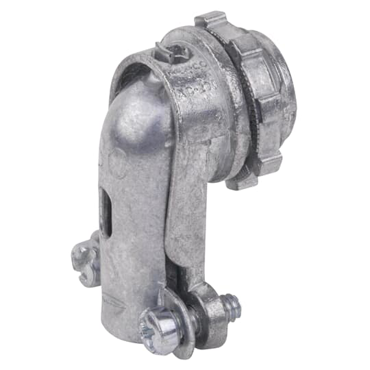 3/4 INCH CONN,90DEG,AC/FLEX,DC,CLMP