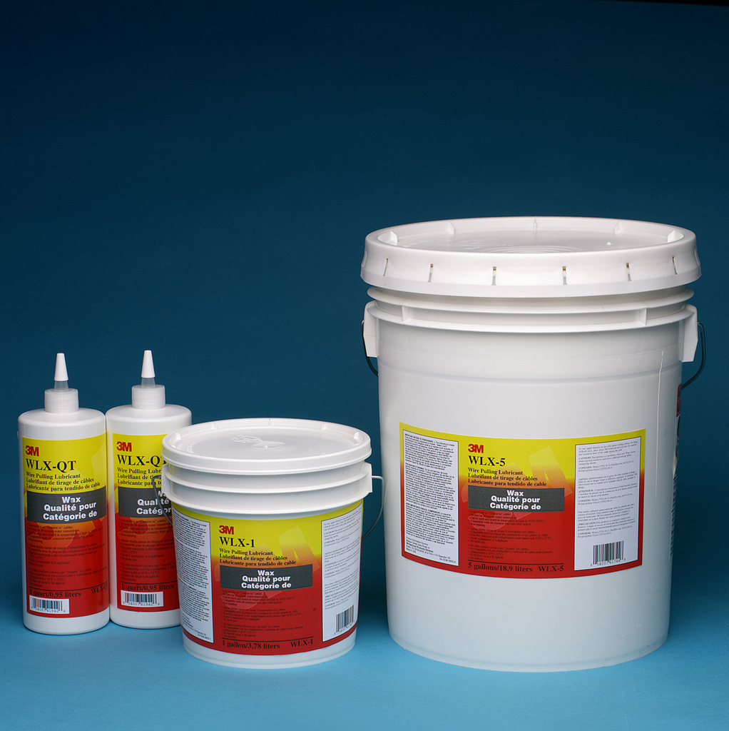 3M™ Wire Pulling Lubricant Gel WL-5, Five Gallons, excellent lubricantfor pulling a wide variety of cables types