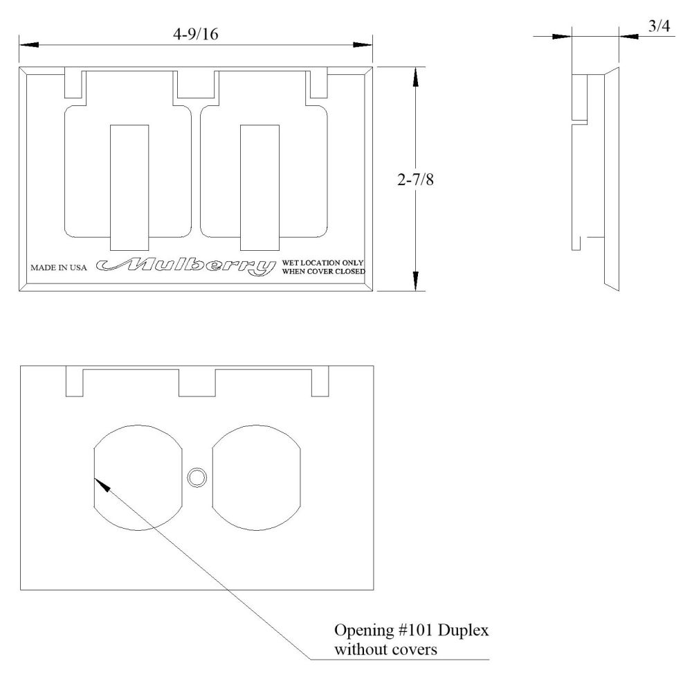 30501W, Weatherproof Cover