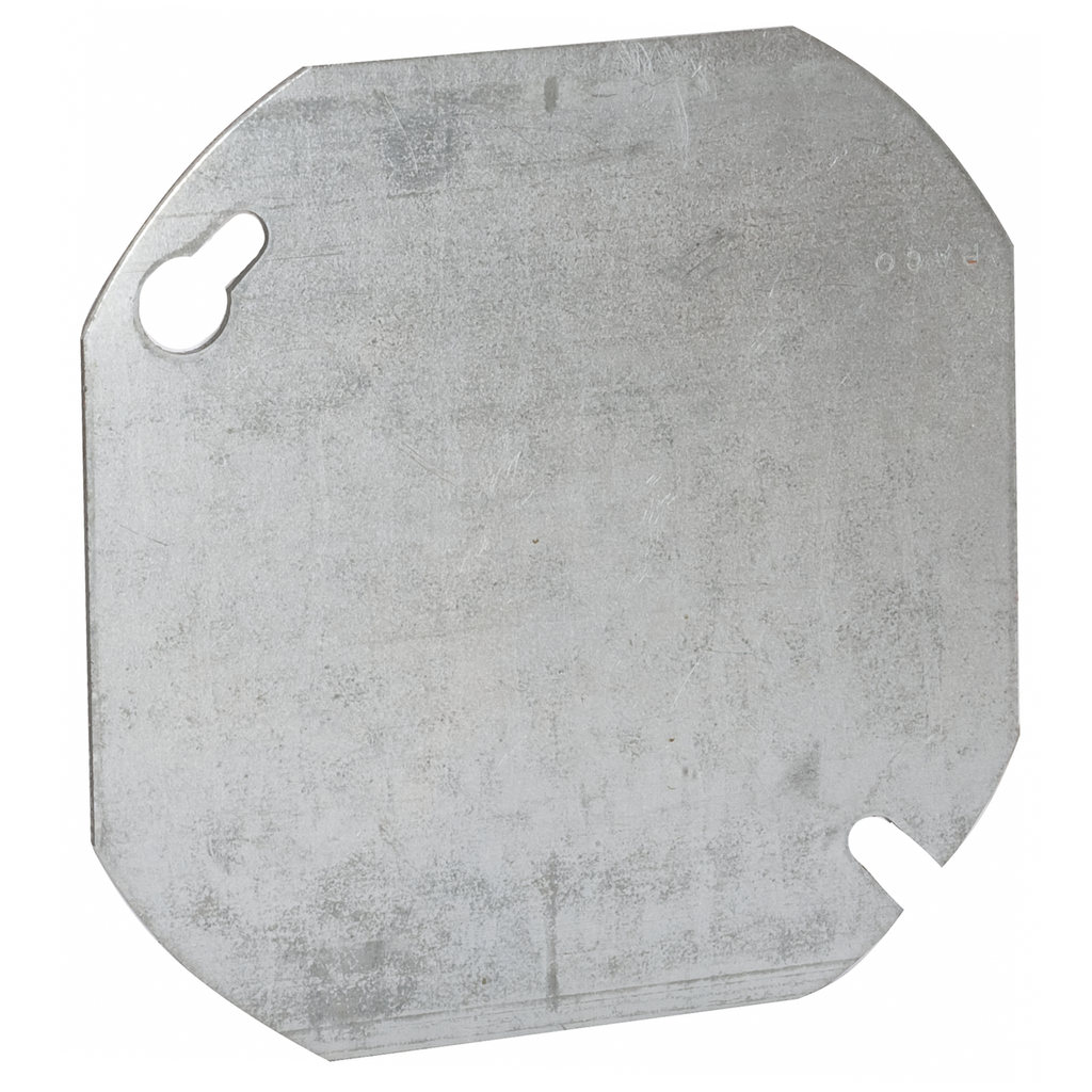 4 in. Octagon Cover, Flat, Blank