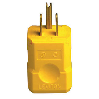 15 Amp, 125 Volt, Straight Blade Plug, Industrial Grade